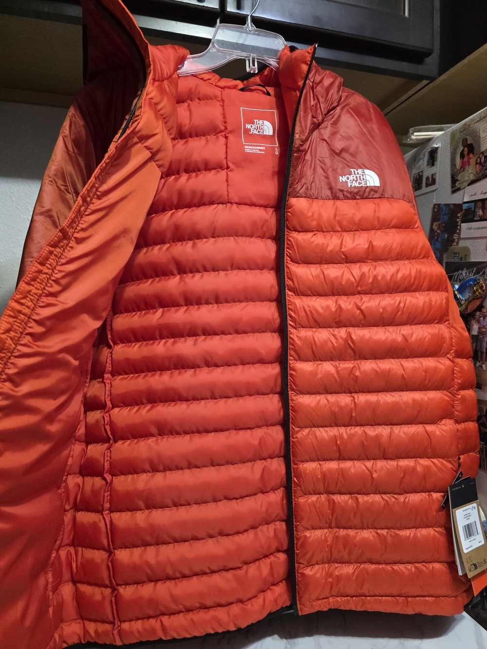 The North Face Women’s Hooded Packable Puffer Jacket Men Size Large - Picture 11 of 16